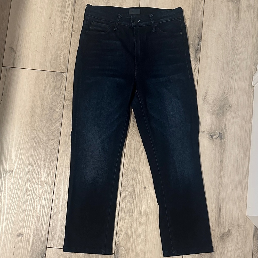 MOTHER Now Or Never Mid Rise Ankle Jeans *altered* 23 in inseam - Picture 2 of 9